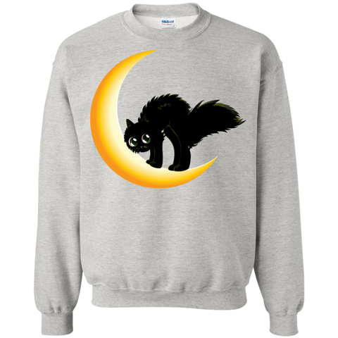 black cat on moon sweatshirt T-Shirt
