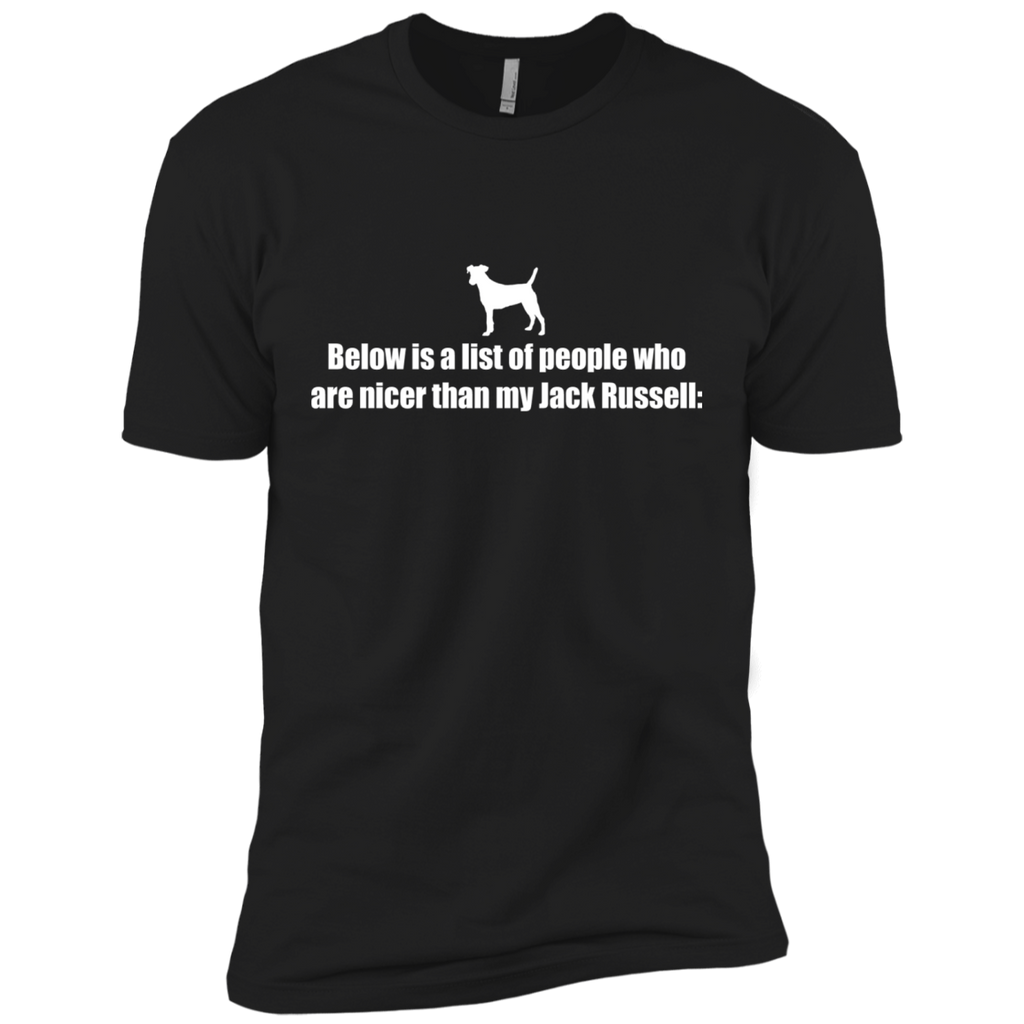 below is a list of people - jack russell T-Shirt