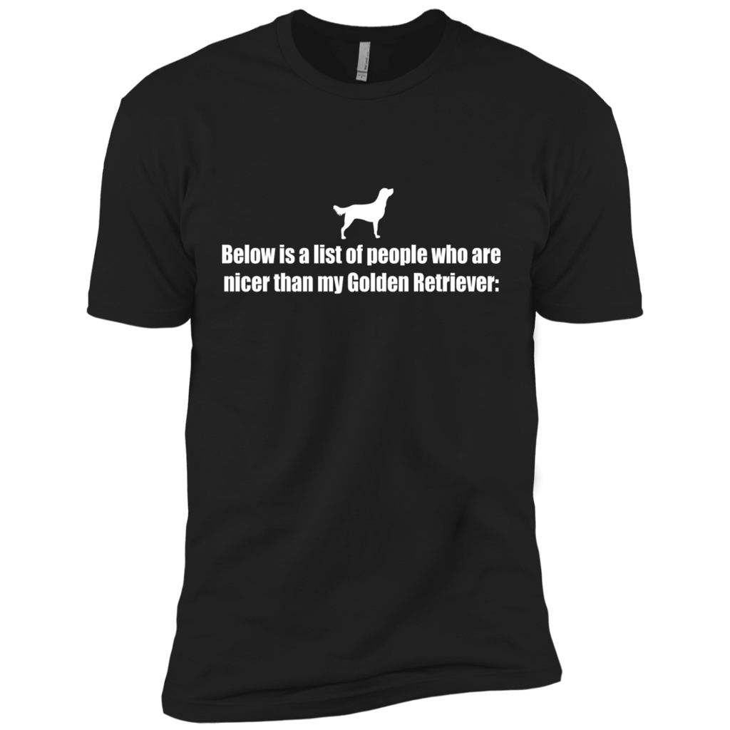 below is a list of people - goldens retriever T-Shirt
