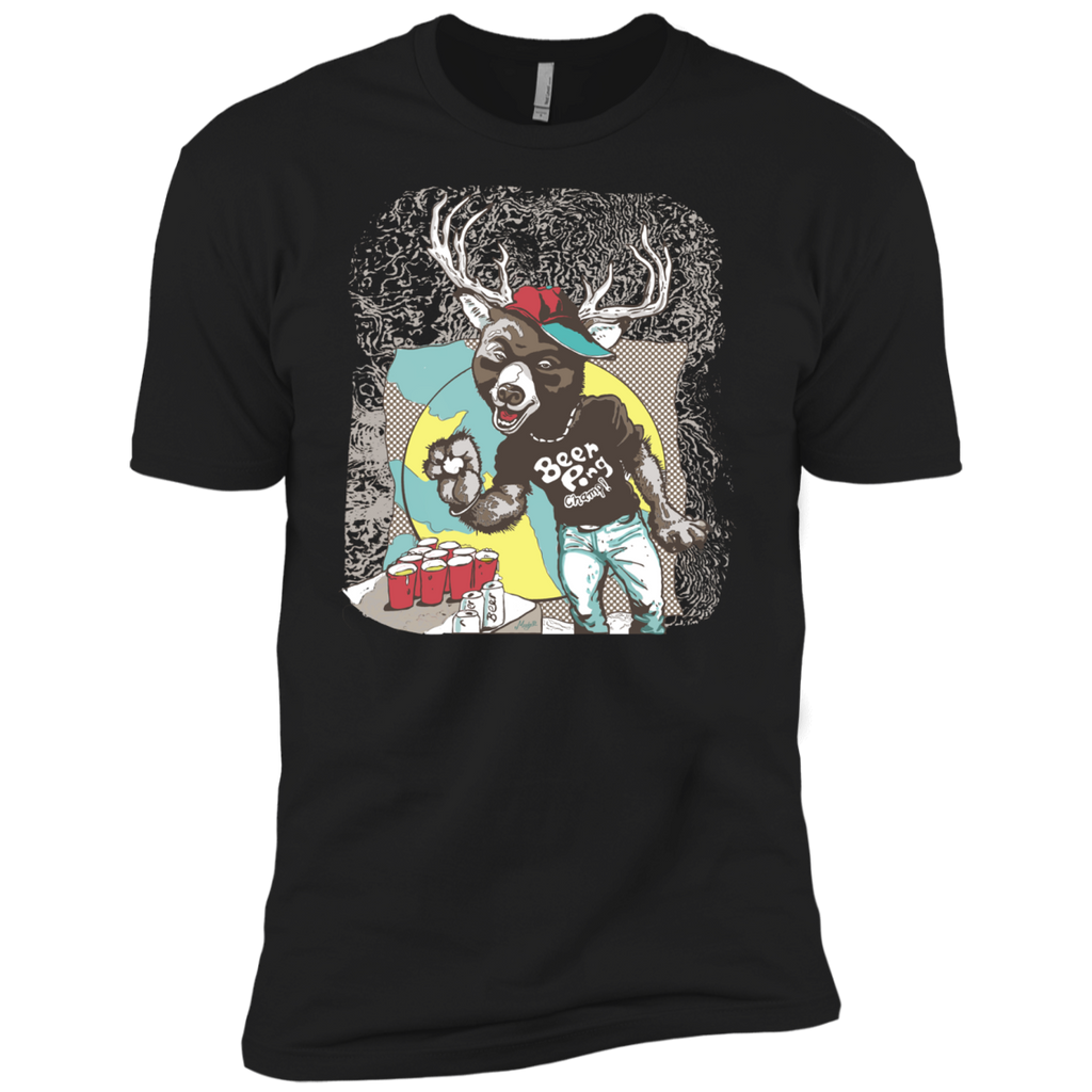 bear plus deer equals beer pong T-Shirt