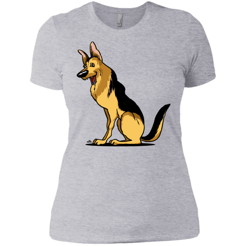 cool german shepherds cartoon T-Shirt