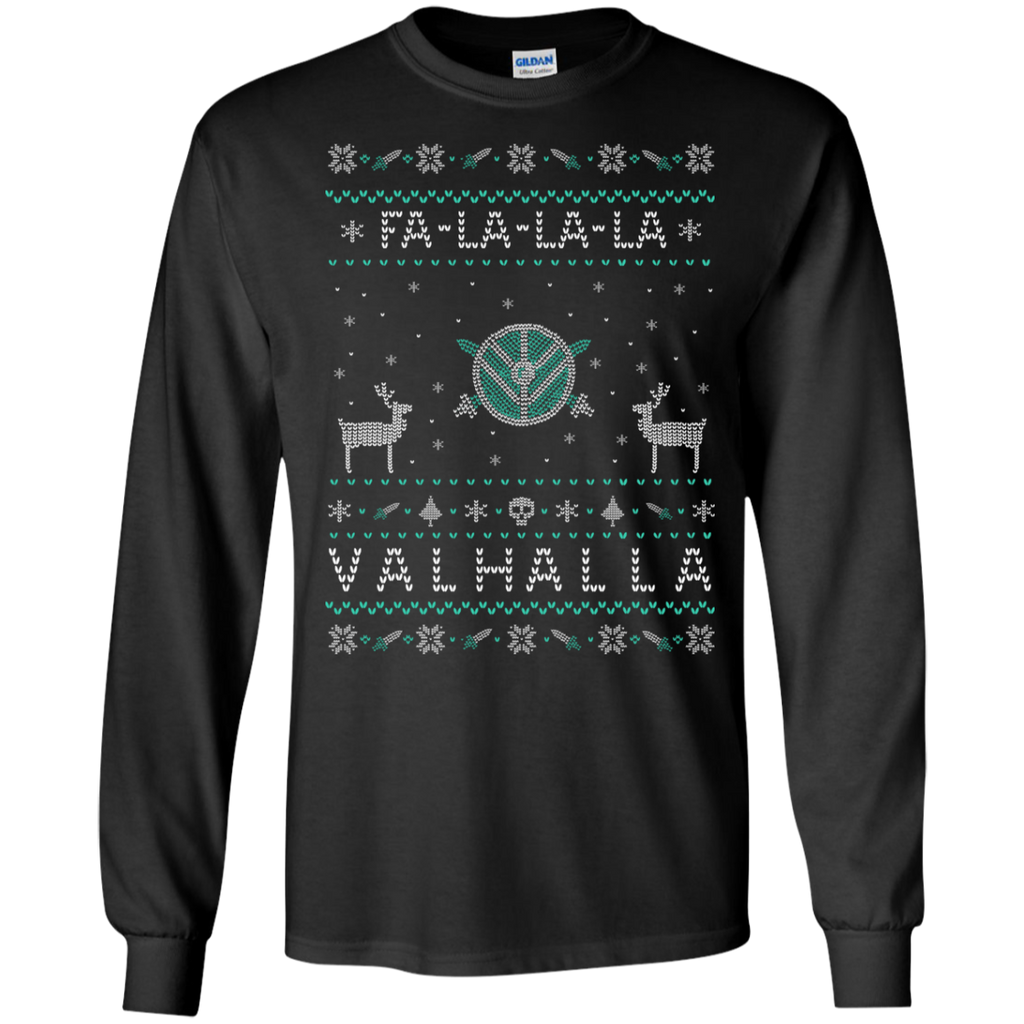 fa la la la valhalla ugly sweater holiday sweater T-Shirt