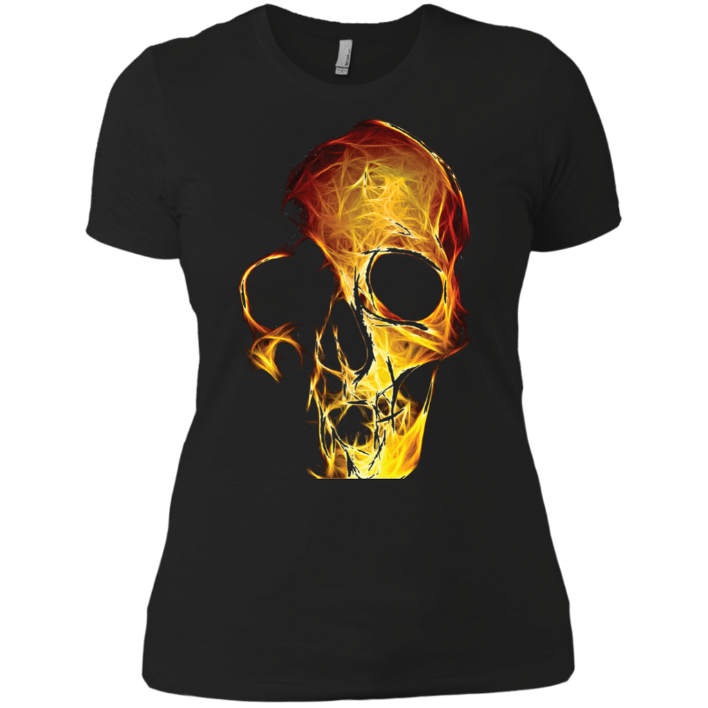 fiery skull sweatshirt T-Shirt