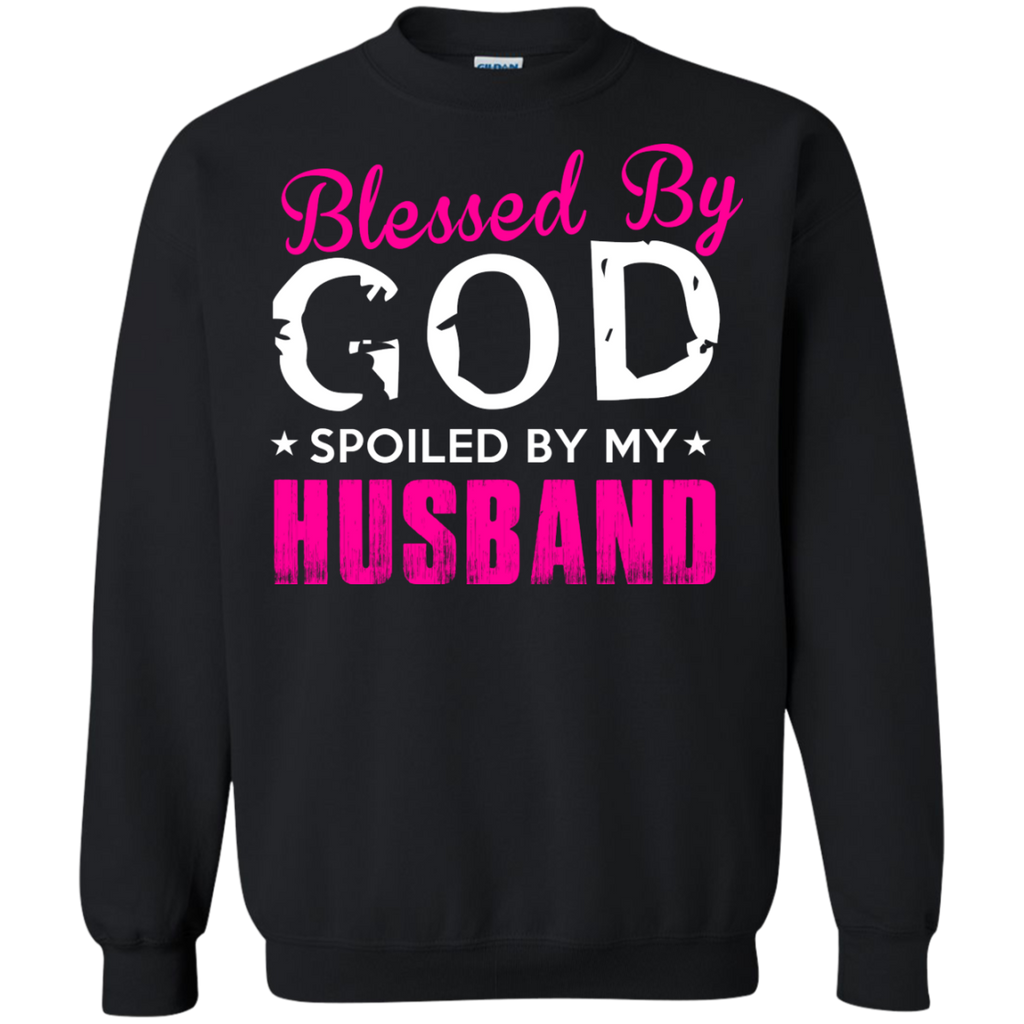blessed by god and spoiled by my husband T-Shirt