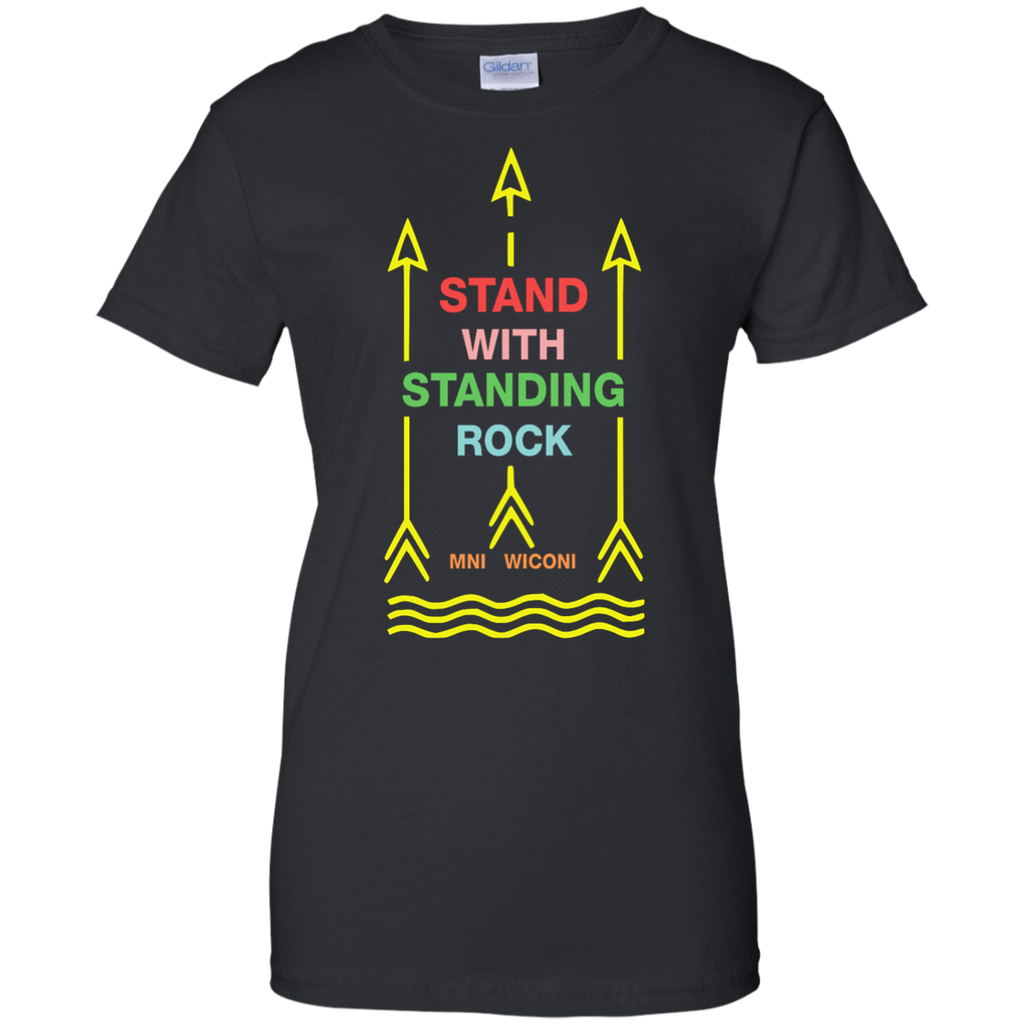 i stand with standing rock, mni wiconi T-Shirt