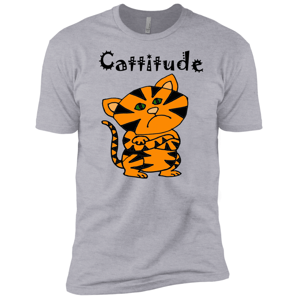 cool funny orange tiger cat with attitude t- T-Shirt