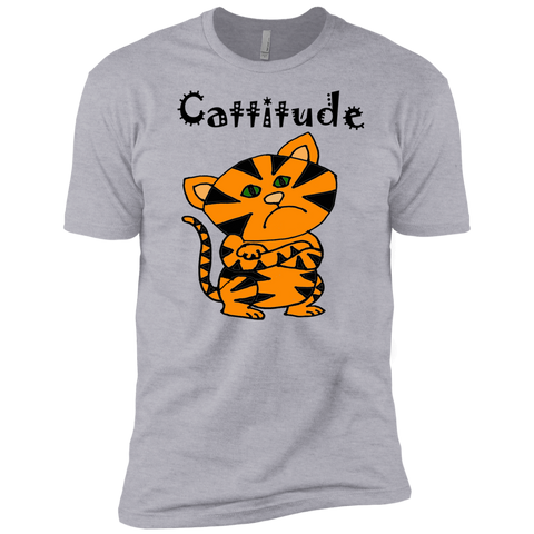 cool funny orange tiger cat with attitude t- T-Shirt