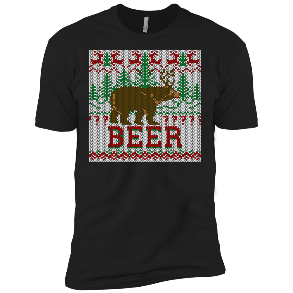 deer & bear meet for beer holiday sweater T-Shirt