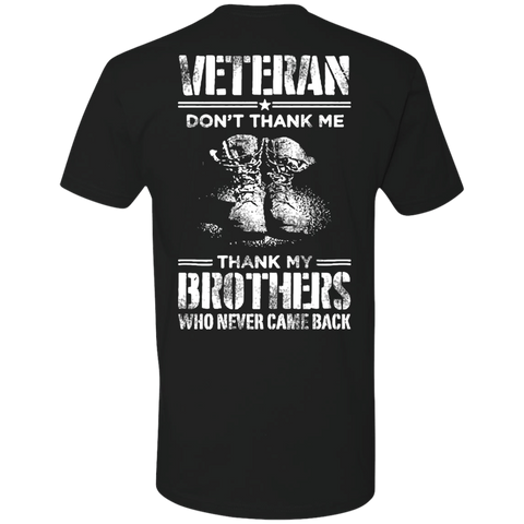 best seller veteran don't thank me T-Shirt