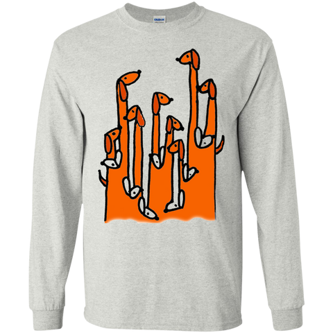 funny cool funky dachshund dog abstract T-Shirt