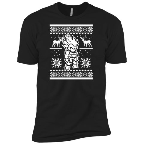 christmas saiyan prince ugly sweater holiday sweater T-Shirt