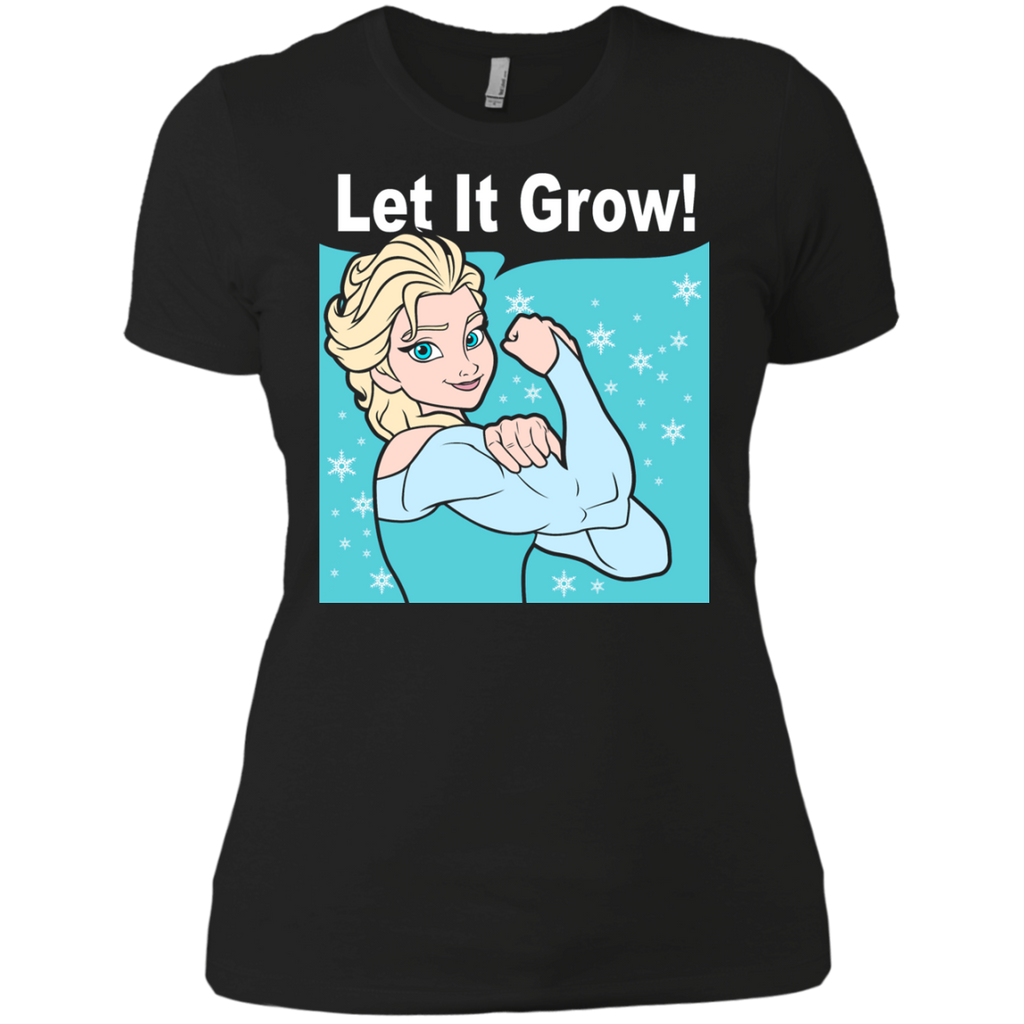 funny gym elsa let it grow fitness tank tops & T-Shirt