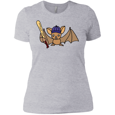 cool funny bat holding baseball bat T-Shirt