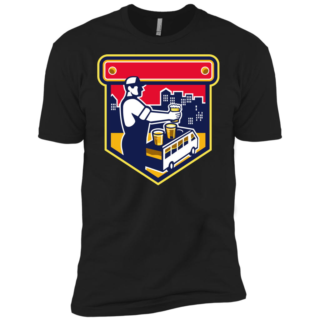bartender beer city van crest retro T-Shirt
