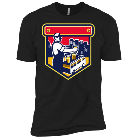 bartender beer city van crest retro T-Shirt