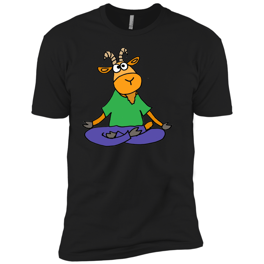 funny goat yoga lotus position sweatshirt T-Shirt