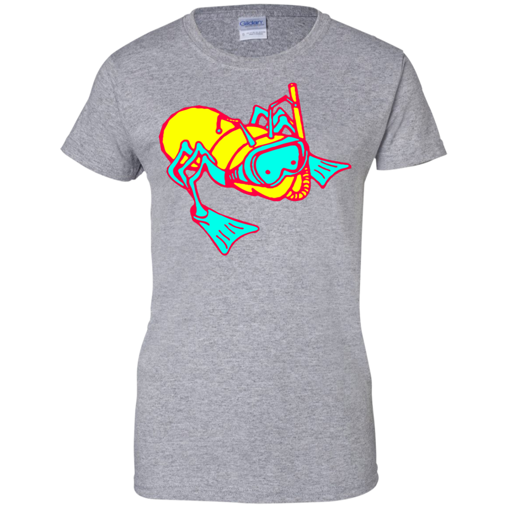 ant wearing snorkel T-Shirt