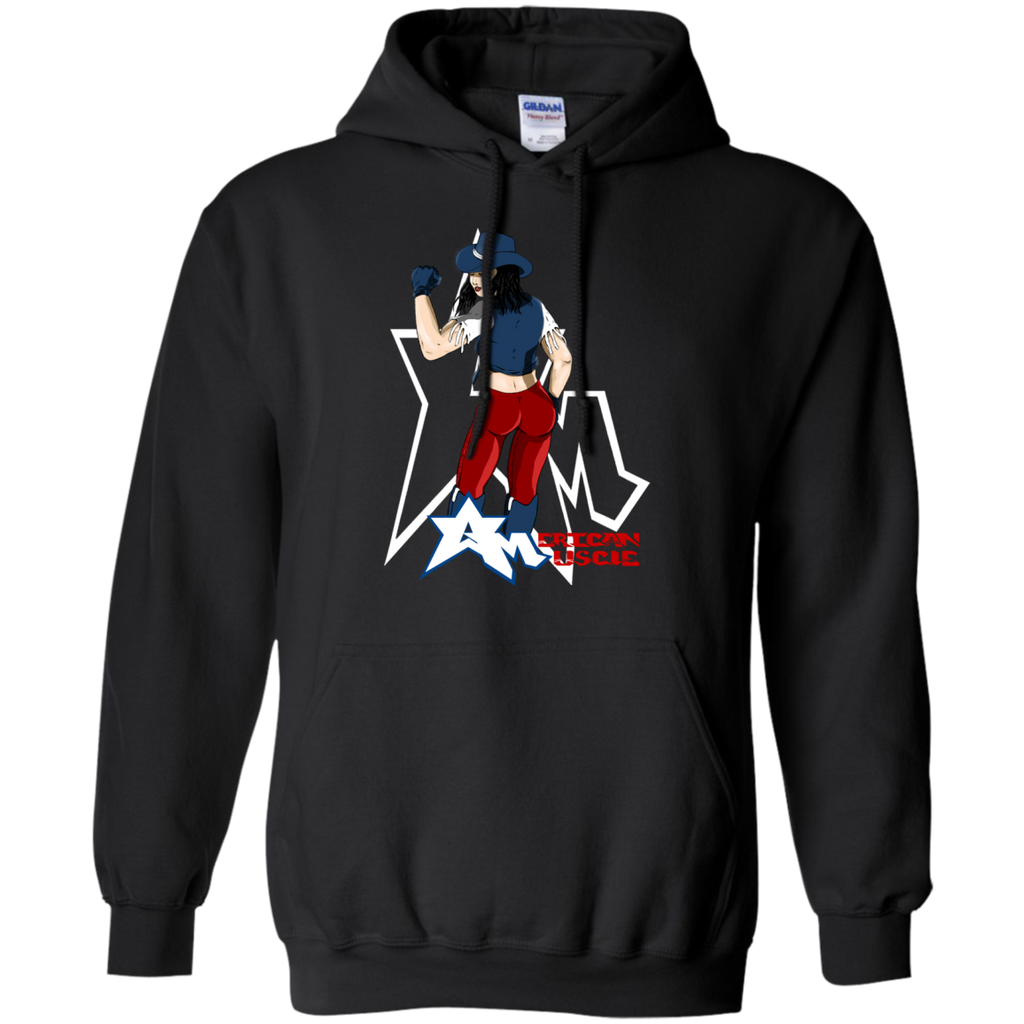 american muscle brunette T-Shirt