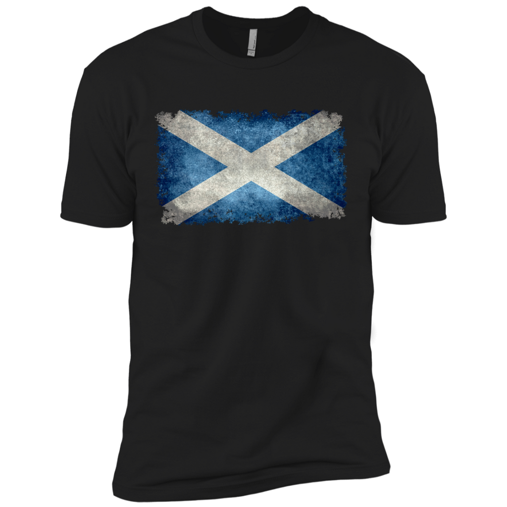 flag of scotland in vintage retro style T-Shirt