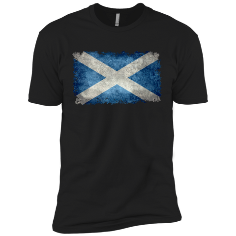 flag of scotland in vintage retro style T-Shirt