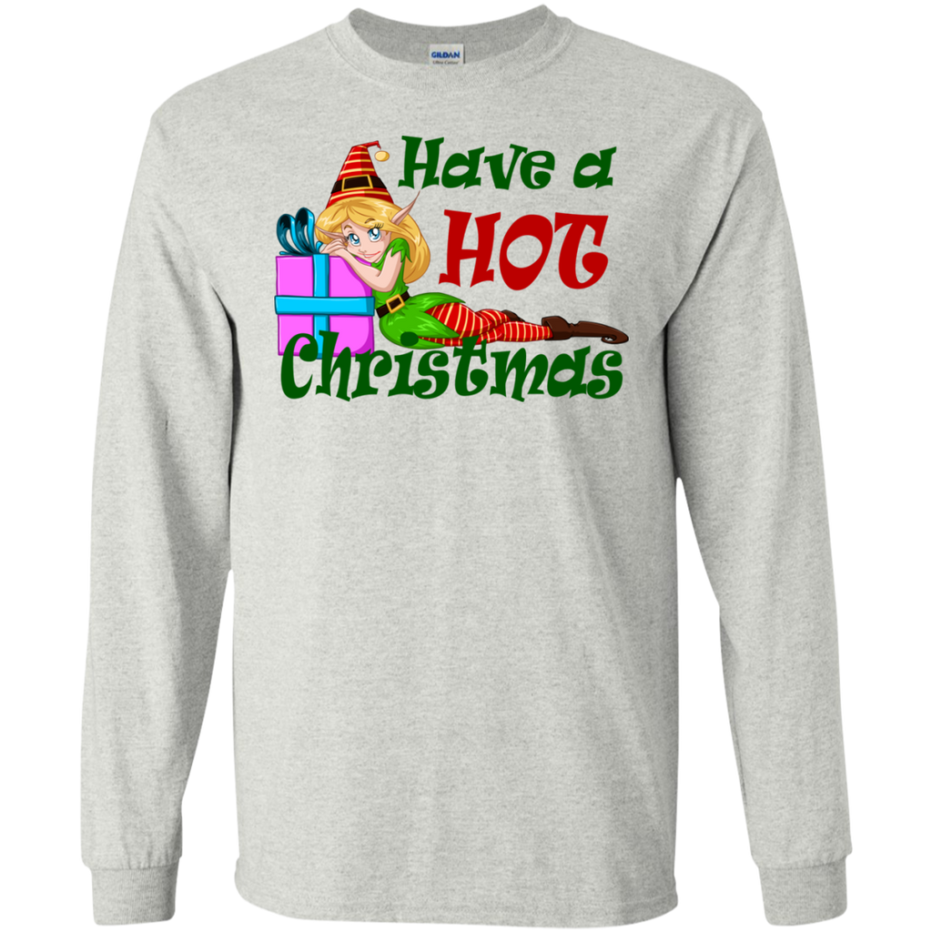 elf girl have a hot christmas  funny T-Shirt