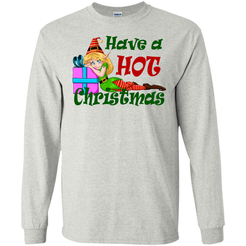 elf girl have a hot christmas  funny T-Shirt