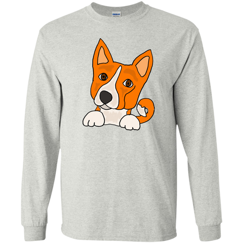funny cute basenji puppy dog art T-Shirt