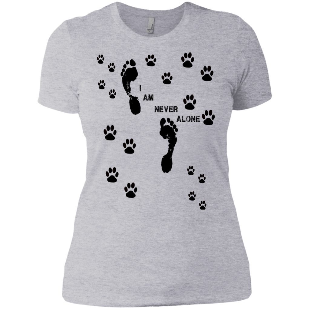 footprints i am never alone T-Shirt