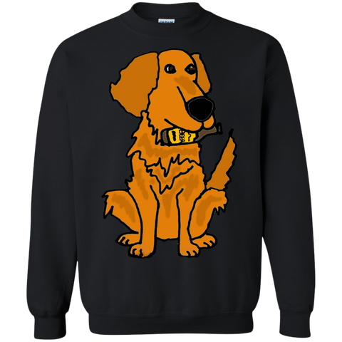 cool funny golden retriever dog with beer bottle T-Shirt
