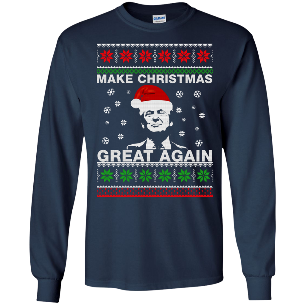 donald trump make christmas great again sweater, T-Shirt