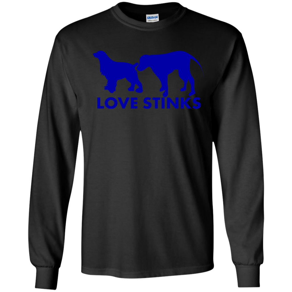 dog male and female - love stinks T-Shirt
