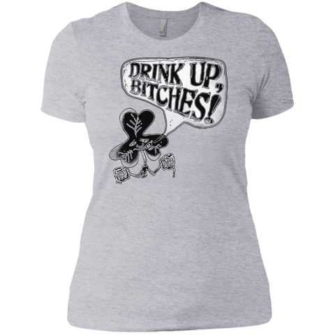 drink up bitches irish shamrock T-Shirt