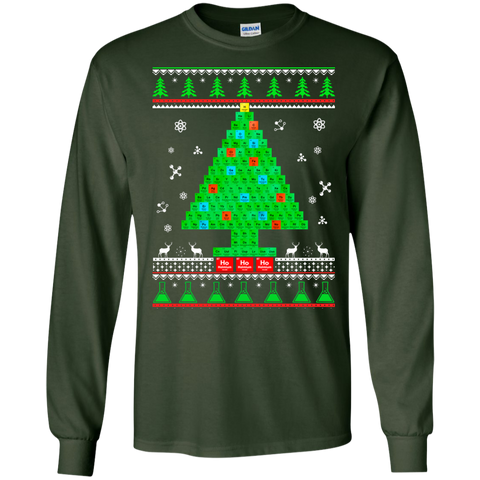 chemistry tree christmas sweater, T-Shirt