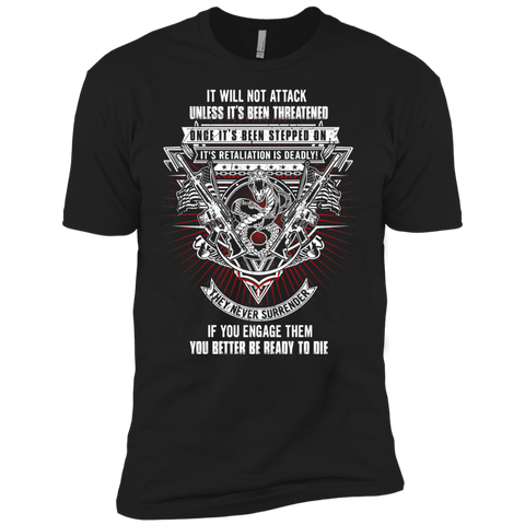 it will not attack...navy T-Shirt