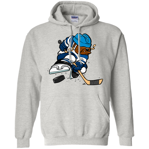 ice hockey cartoon dog T-Shirt