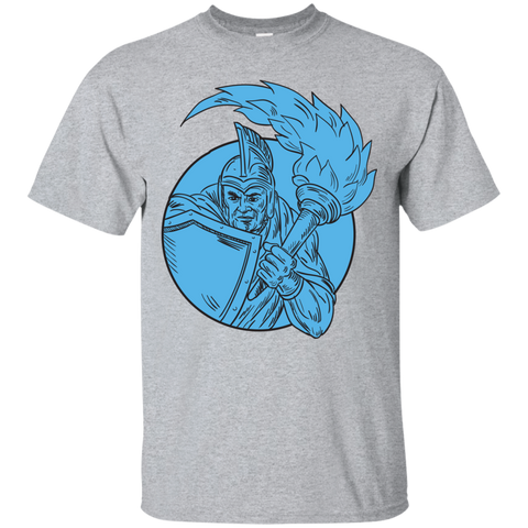 centurion soldier torch circle drawing sweatshirt T-Shirt