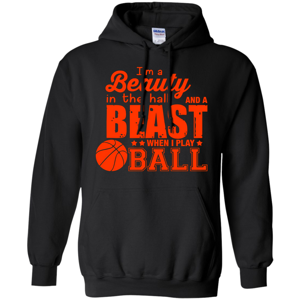 beauty in the hall, beast when i play ball T-Shirt