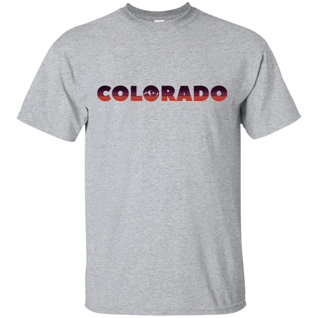 colorado mountain sunset word mark sweatshirt T-Shirt