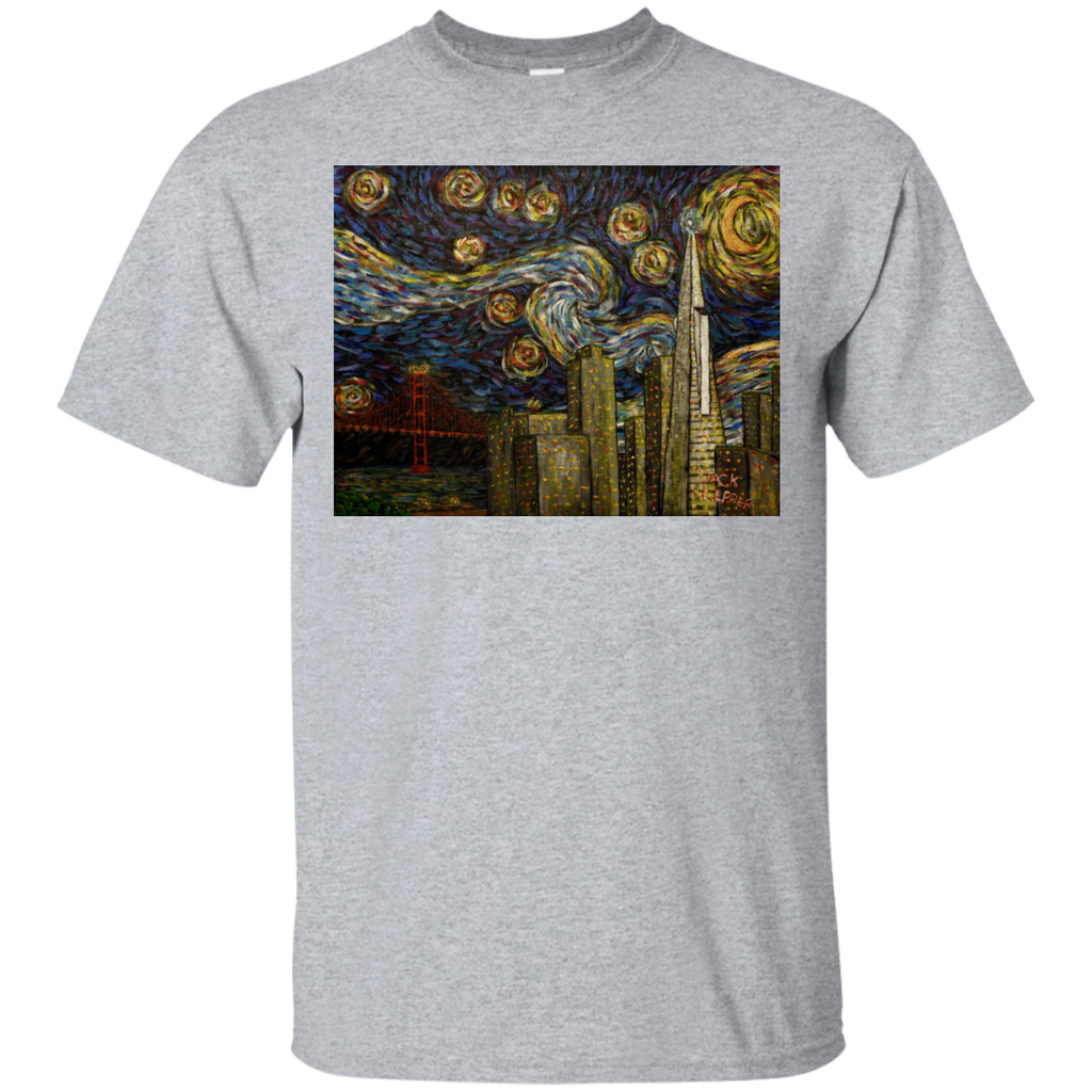 dedication to van gogh- san francisco starry night sweatshirt T-Shirt