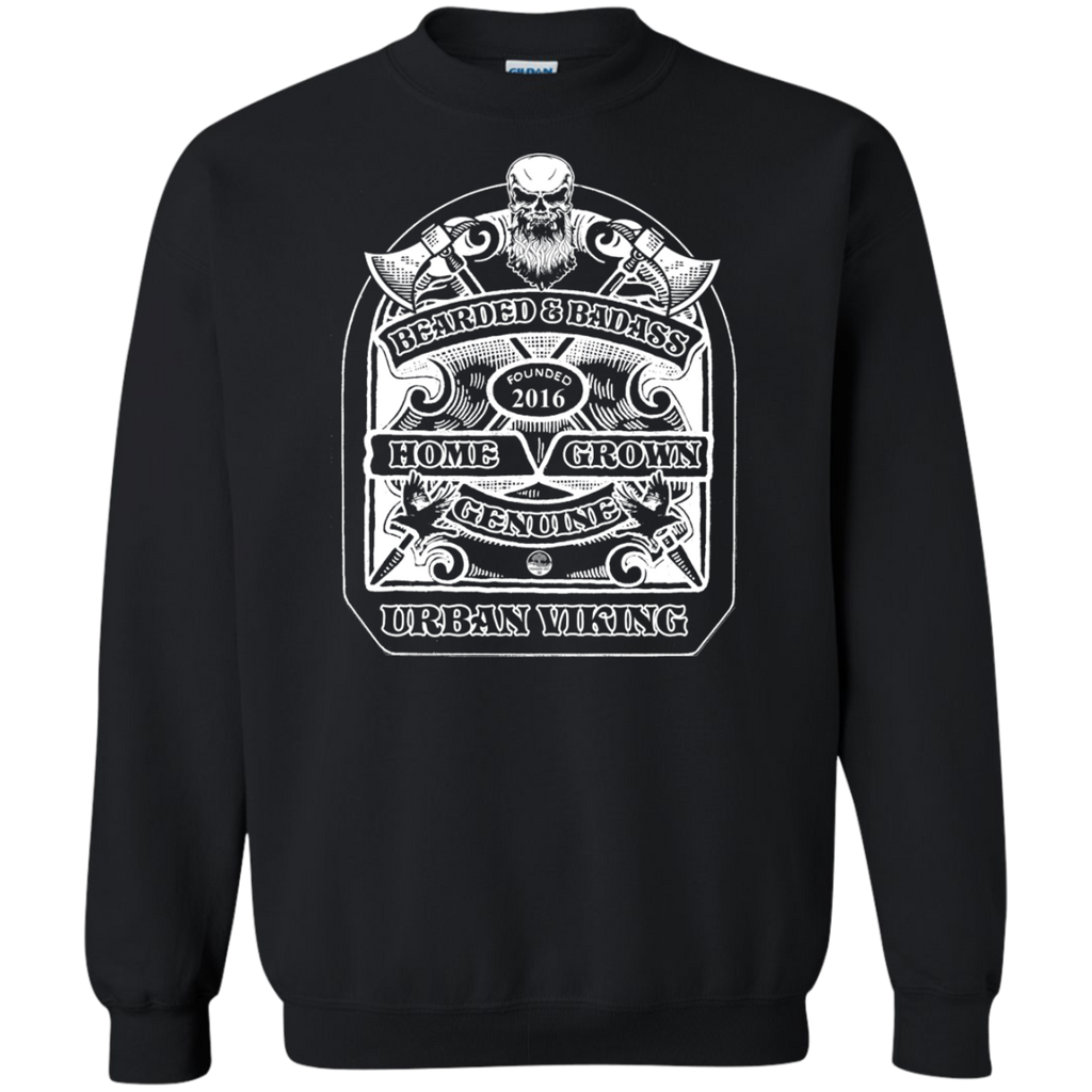 bearded & badass home grown genuine urban viking T-Shirt