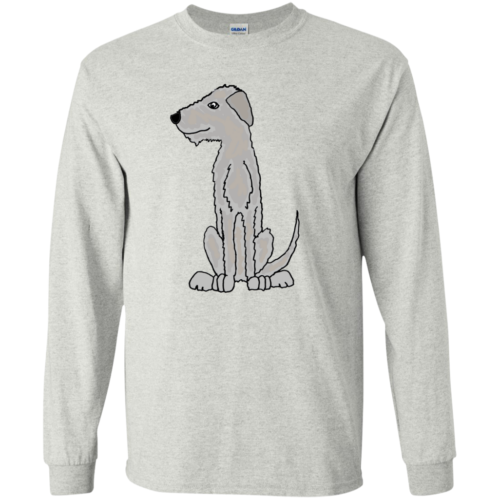 funny cool irish wolfhound dog art T-Shirt
