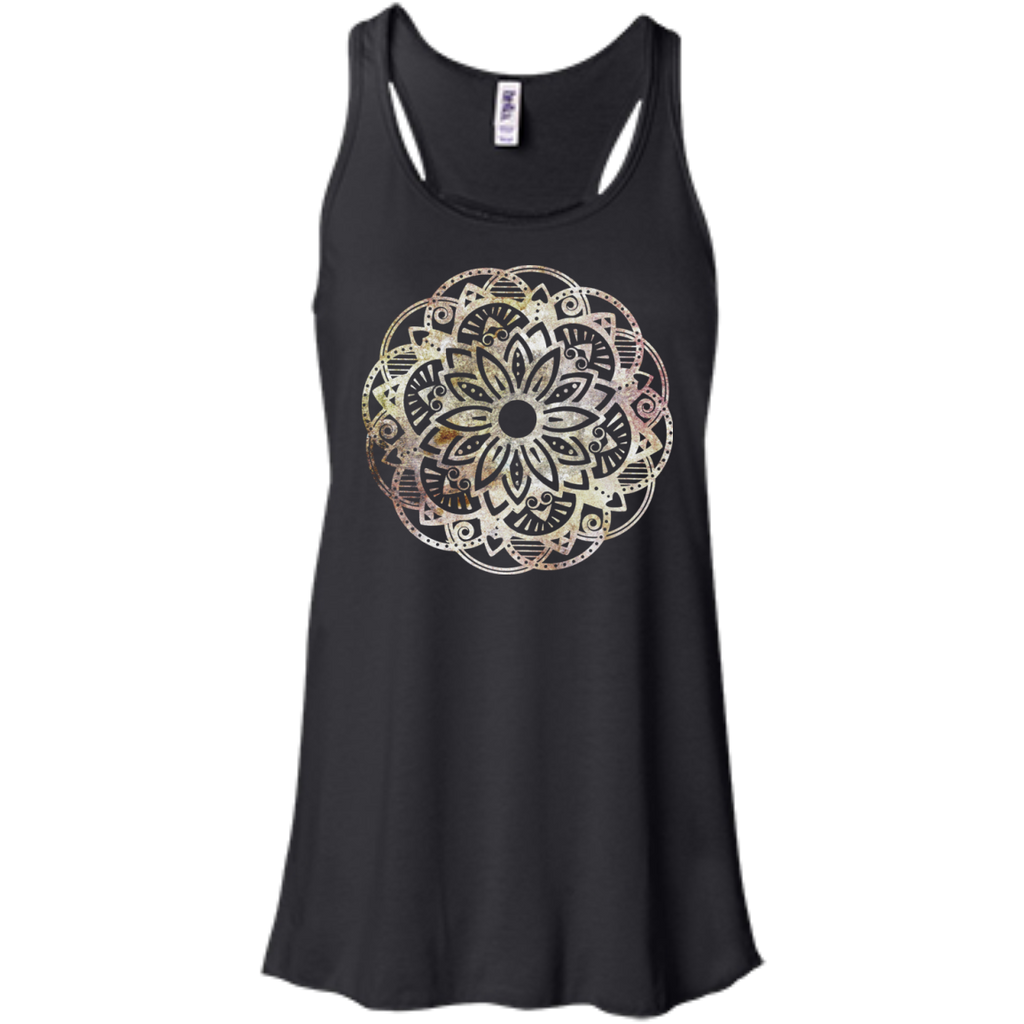 floral mandala - distressed tank tops & T-Shirt