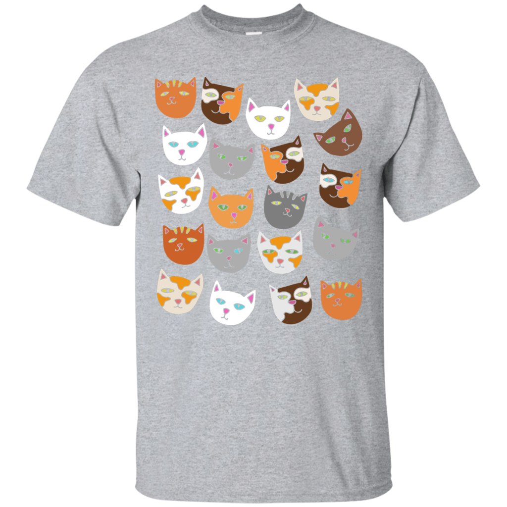 cats everywhere cat pattern sweatshirt T-Shirt