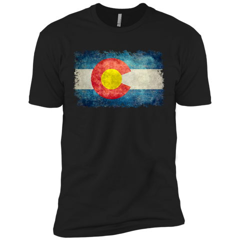 flag of colorado in vintage retro style sweatshirt T-Shirt