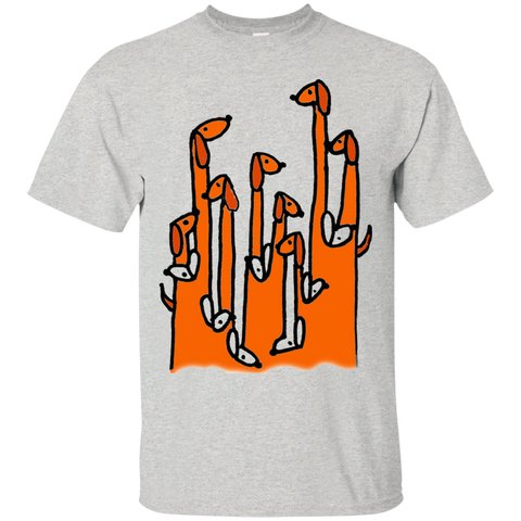 funny cool funky dachshund dog abstract T-Shirt