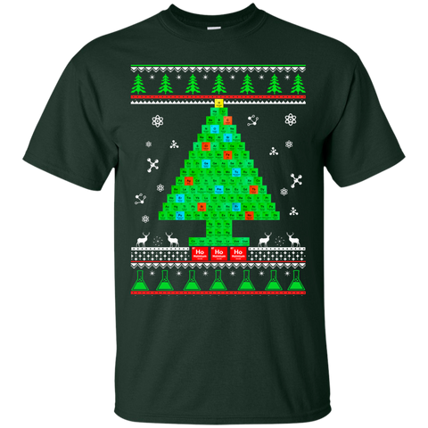 chemistry tree christmas sweater, T-Shirt