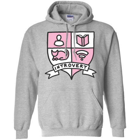 introvert reading book wifi cats awkward crest sweatshirt T-Shirt