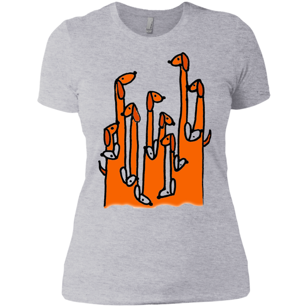 funny cool funky dachshund dog abstract T-Shirt