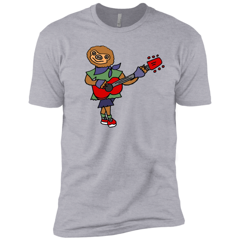 funny cool sloth is playing the guitar sweatshirt T-Shirt
