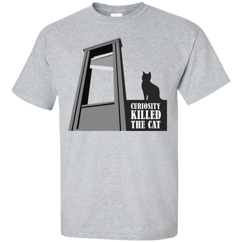 curiosity killed the cat apperal T-Shirt